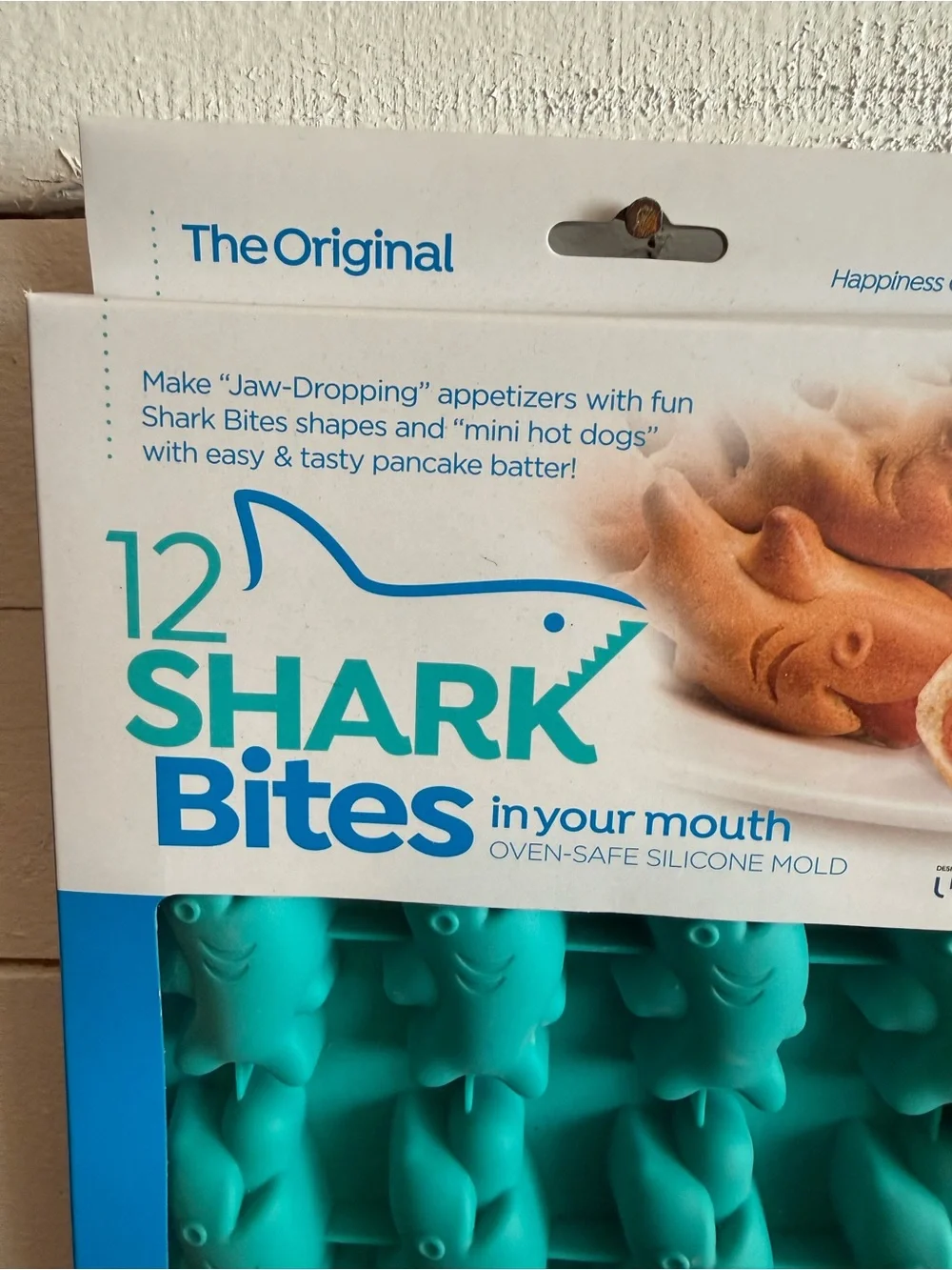 12 Shark Bites Silicone Mold - Teal